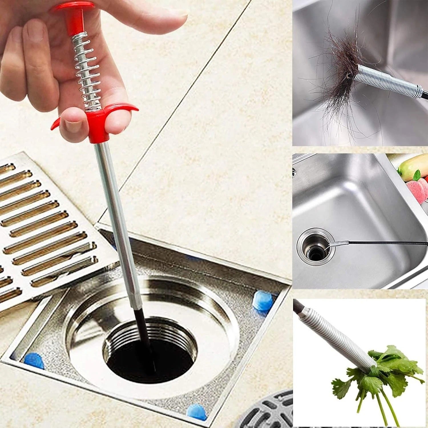 Flexible Drain & Hair Cleaner